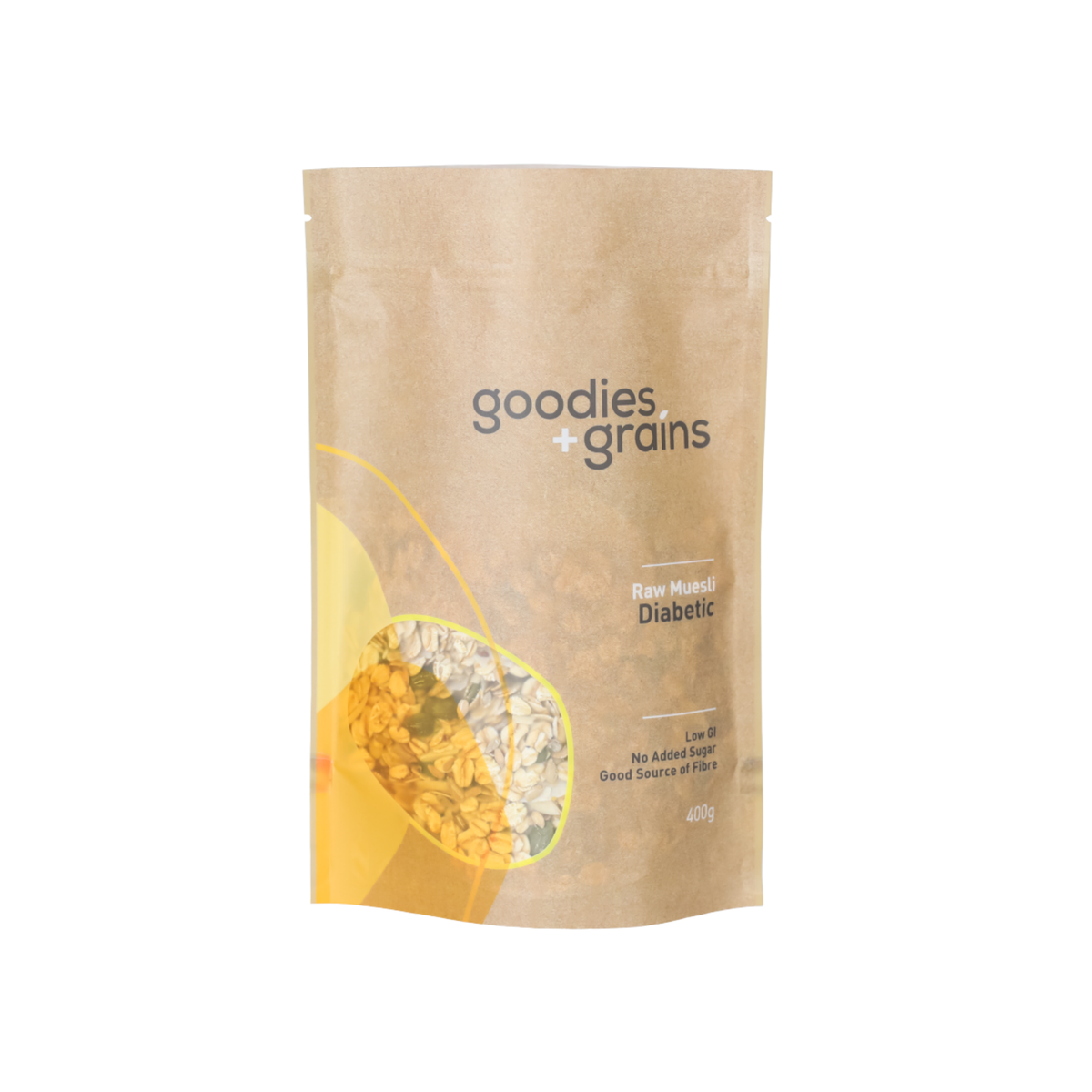 Muesli Raw Diabetic 400g/8