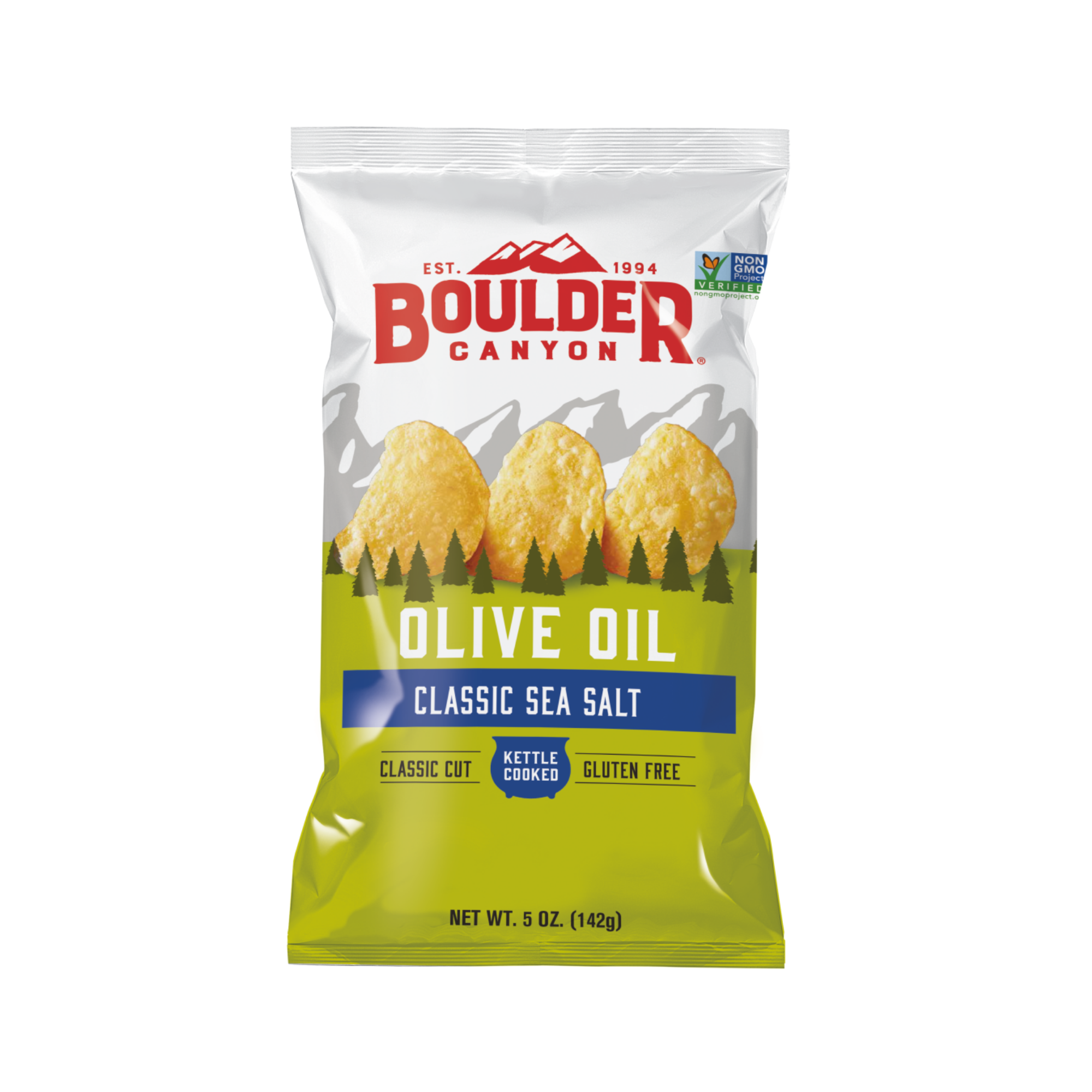 Potato Chips Olive Oil Sea Salt 142g/12