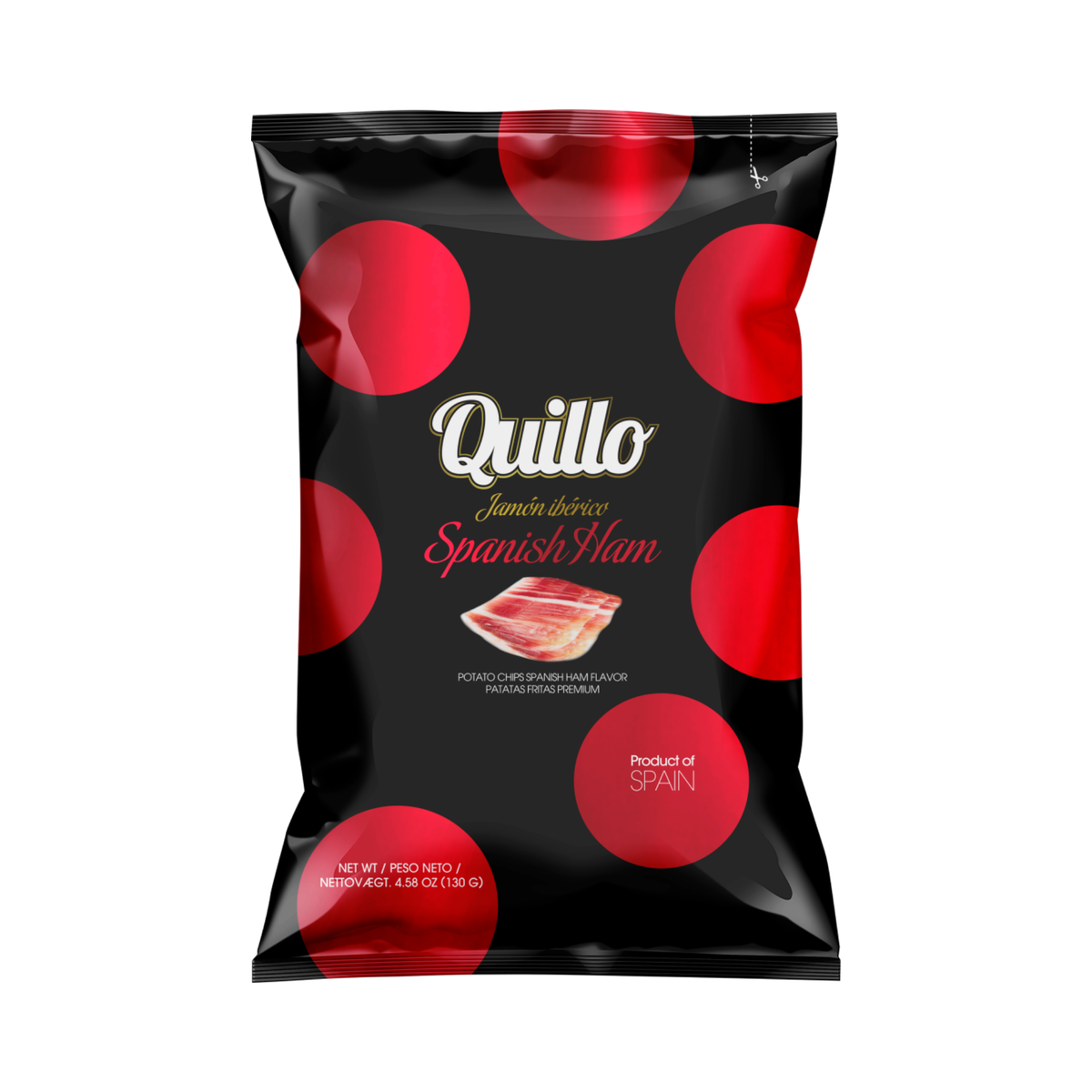 Potato Chips Spanish Ham 130g/8