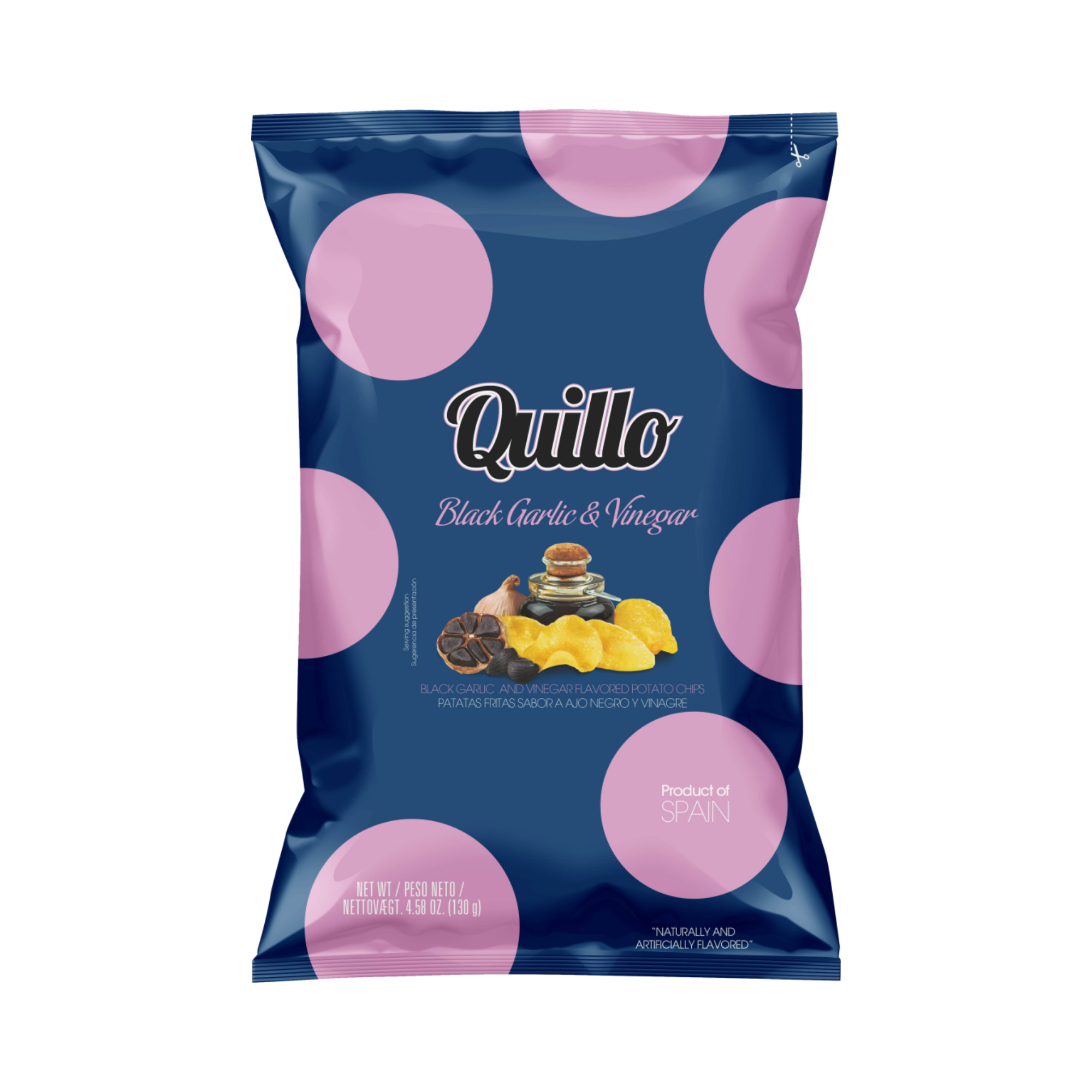 Potato Chips Black Garlic & Vinegar 130g/8
