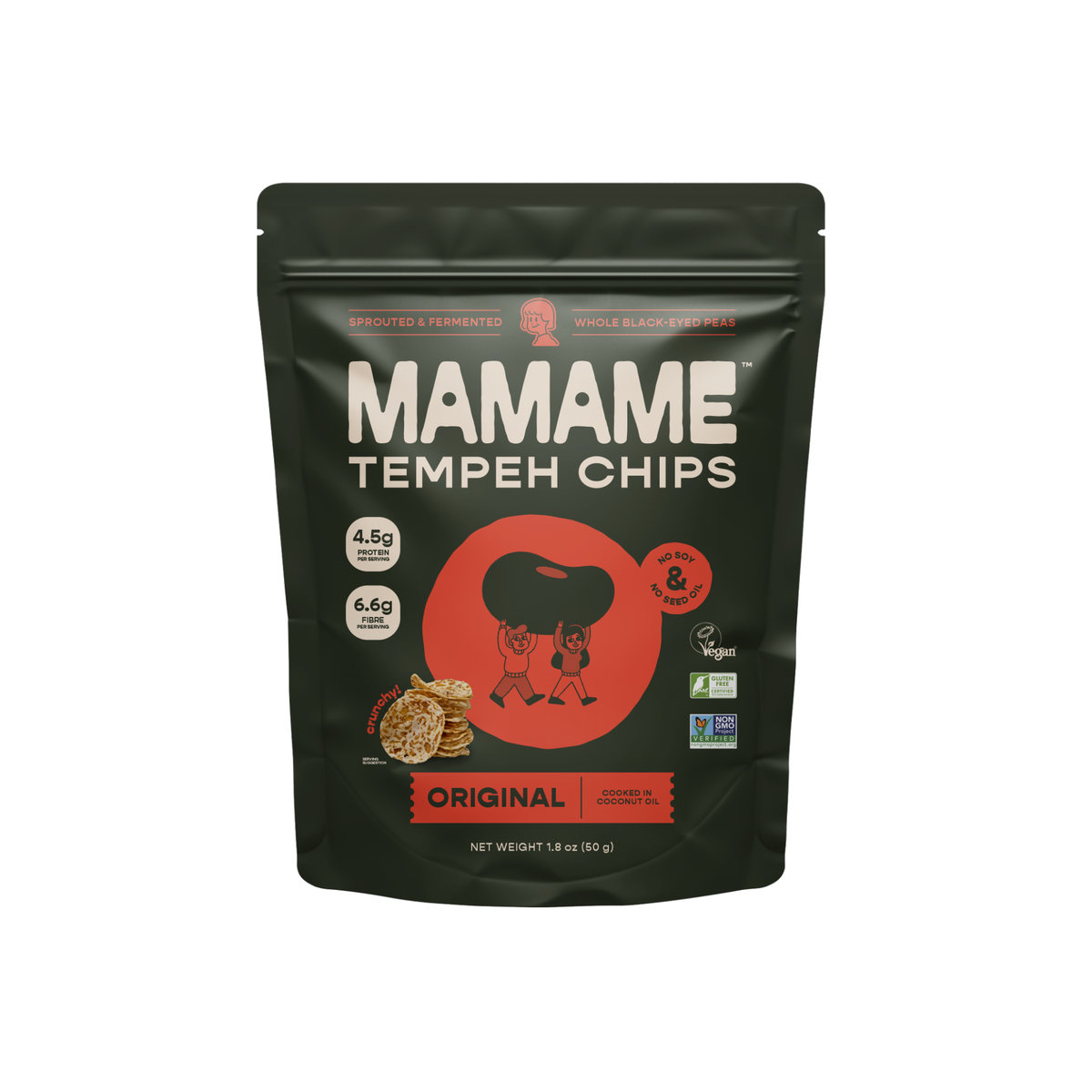 Tempeh Chips Original 50g /12