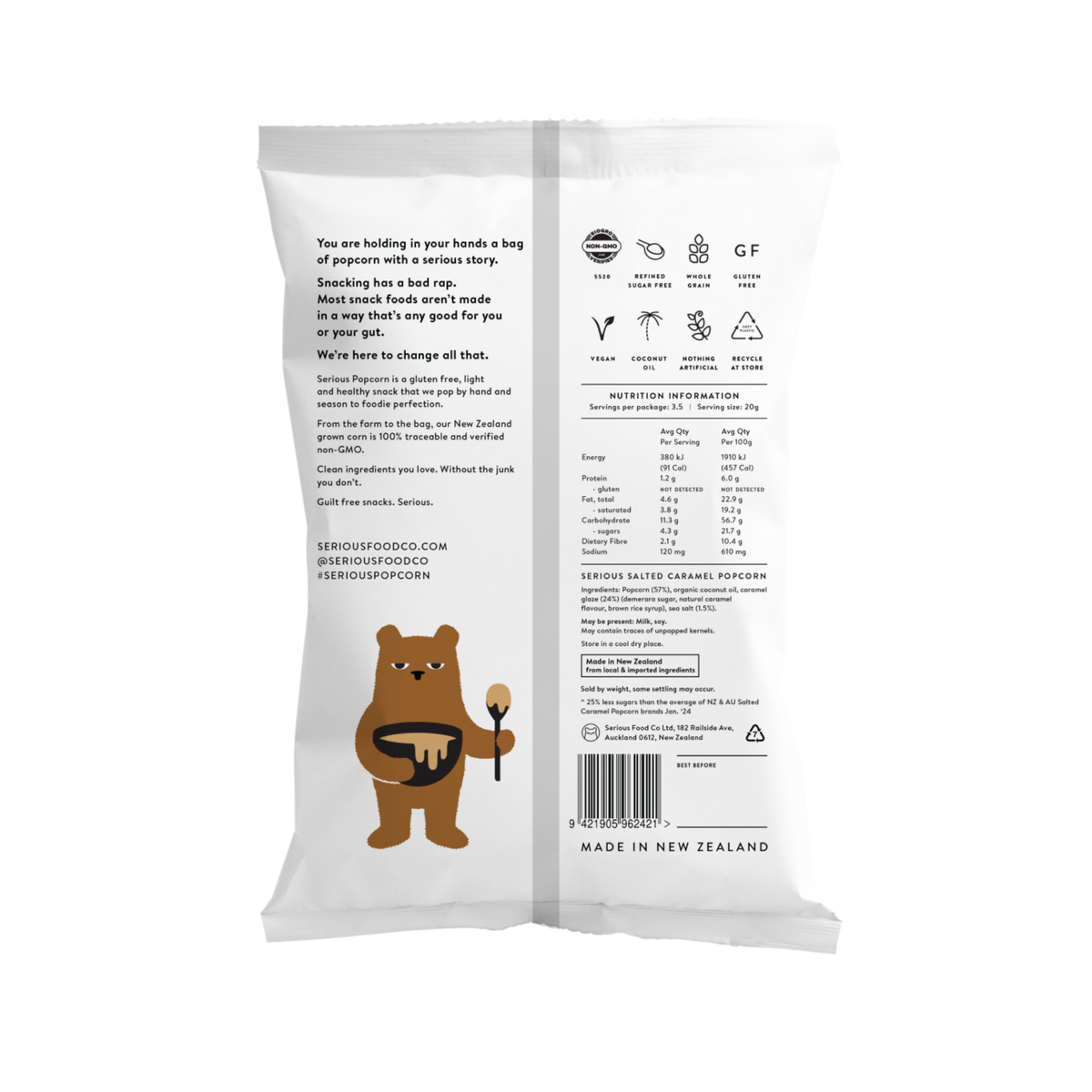 Popcorn Salted Caramel 70g/12