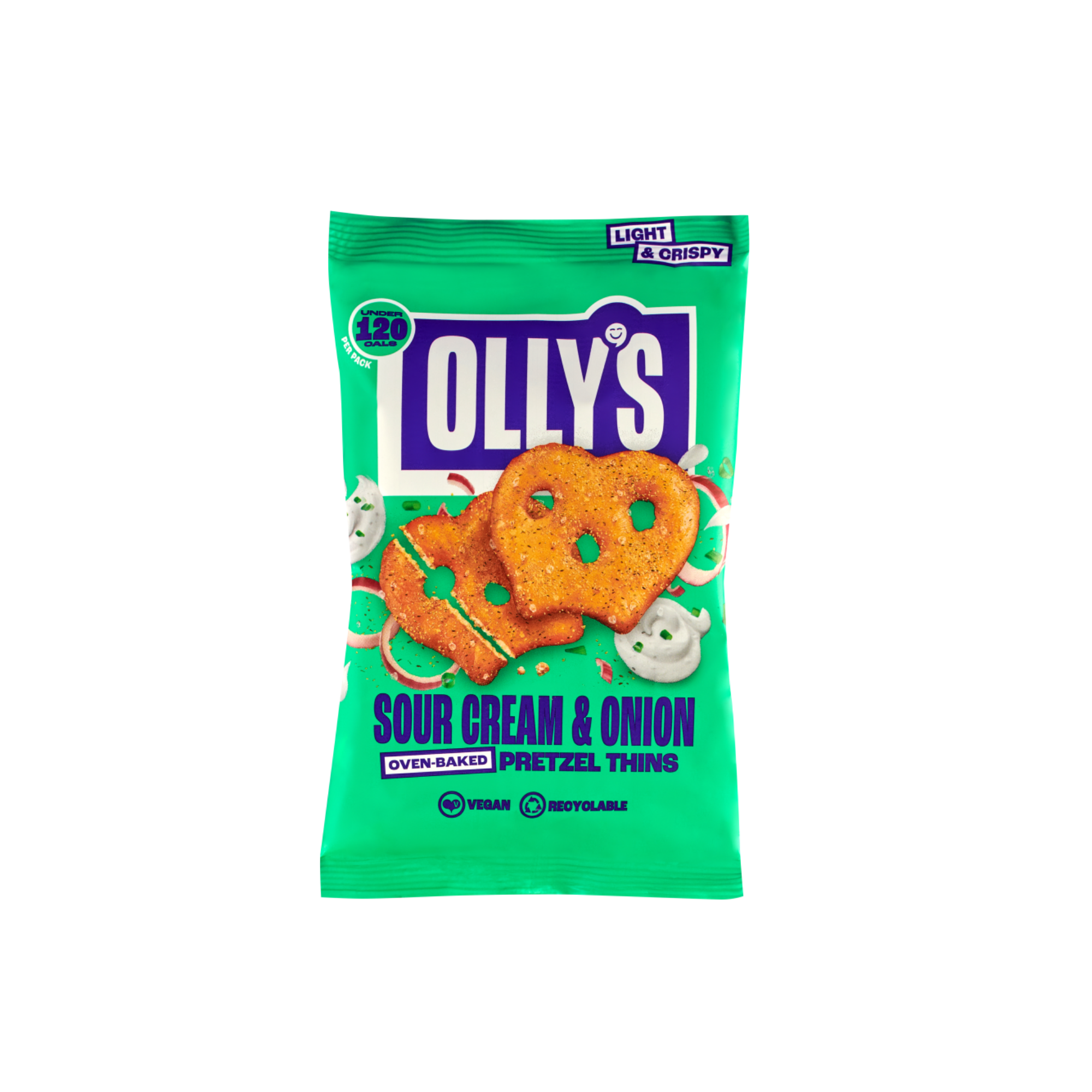 Pretzel Thins Sour Cream & Onion 140g/7