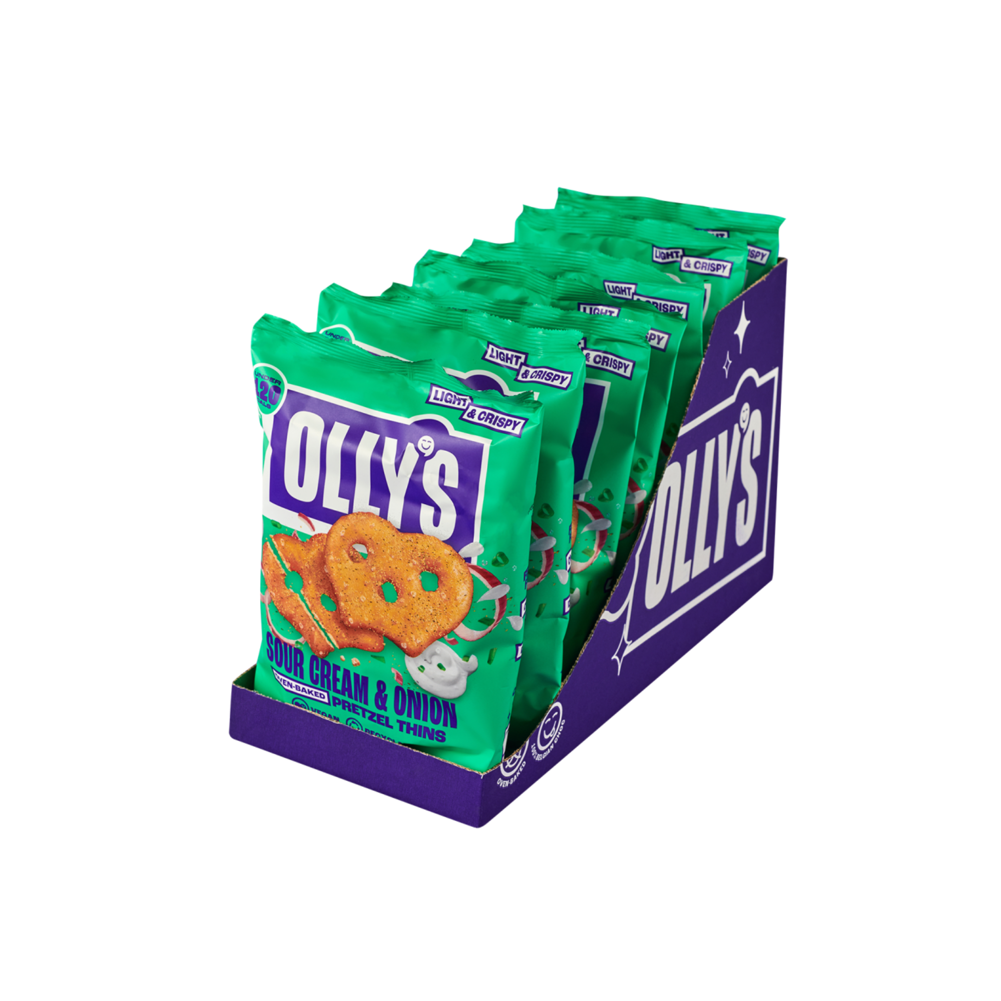 Pretzel Thins Sour Cream & Onion 140g/7