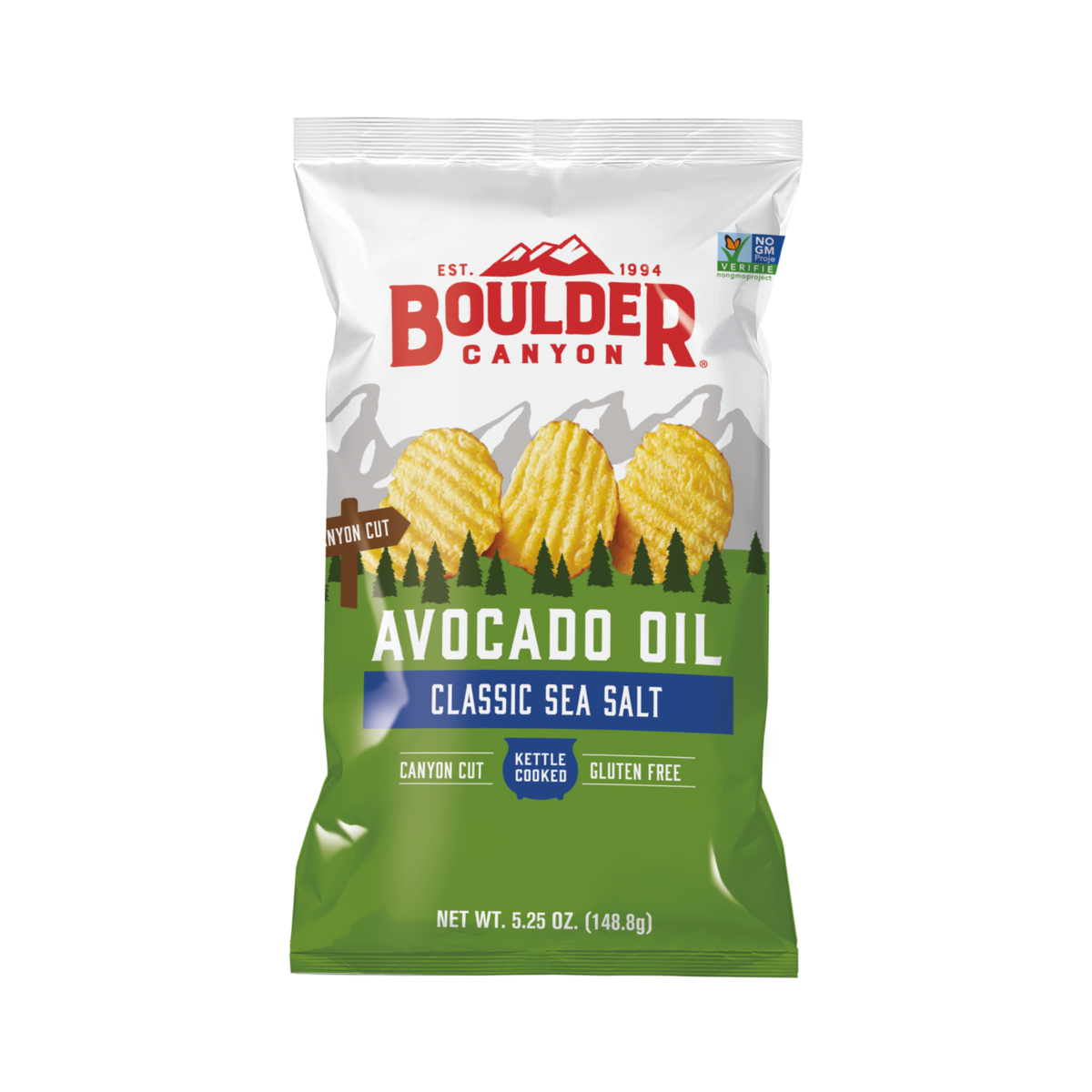 Potato Chips Avocado Oil Classic Sea Salt 149g/12