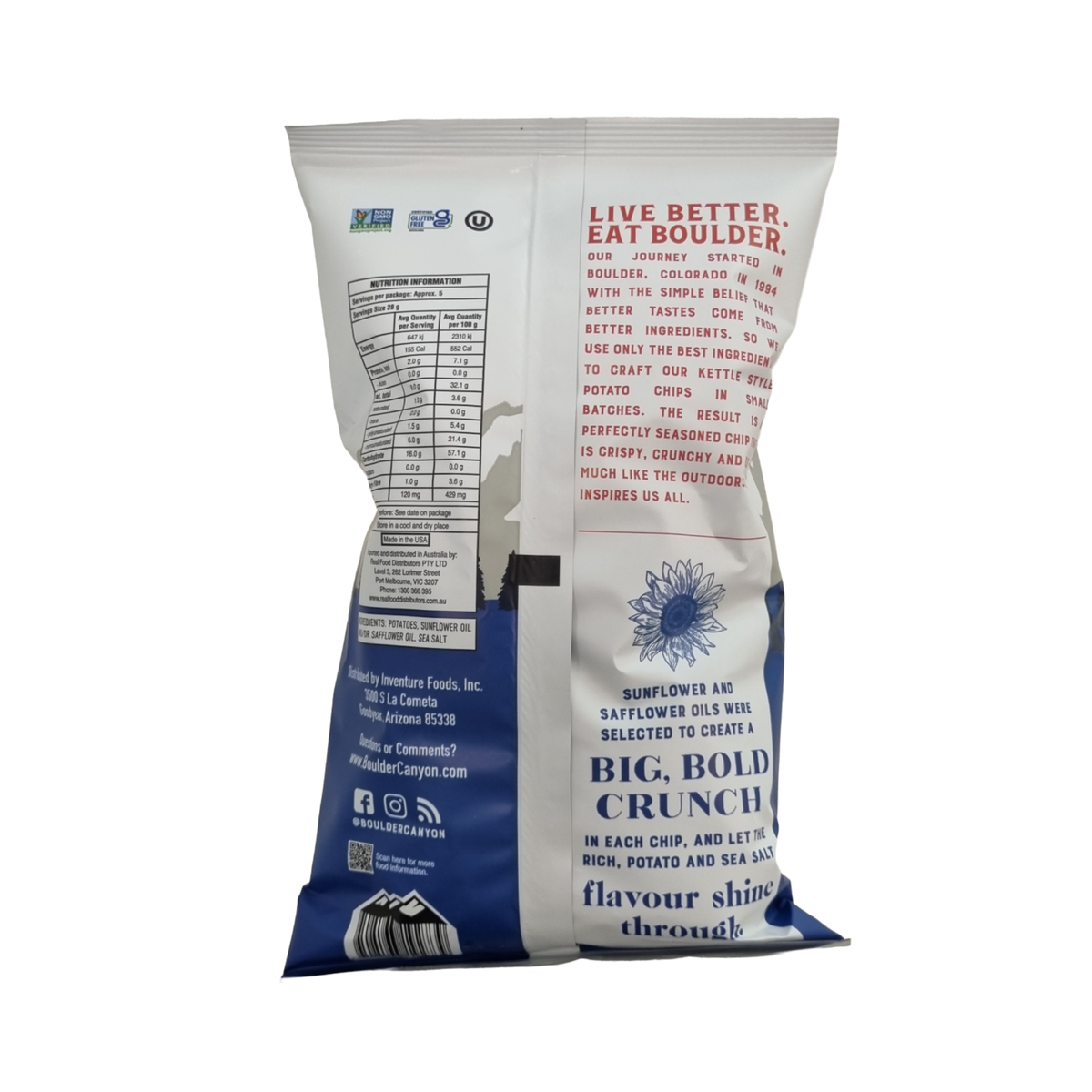 Potato Chips Classic Sea Salt 142g/12