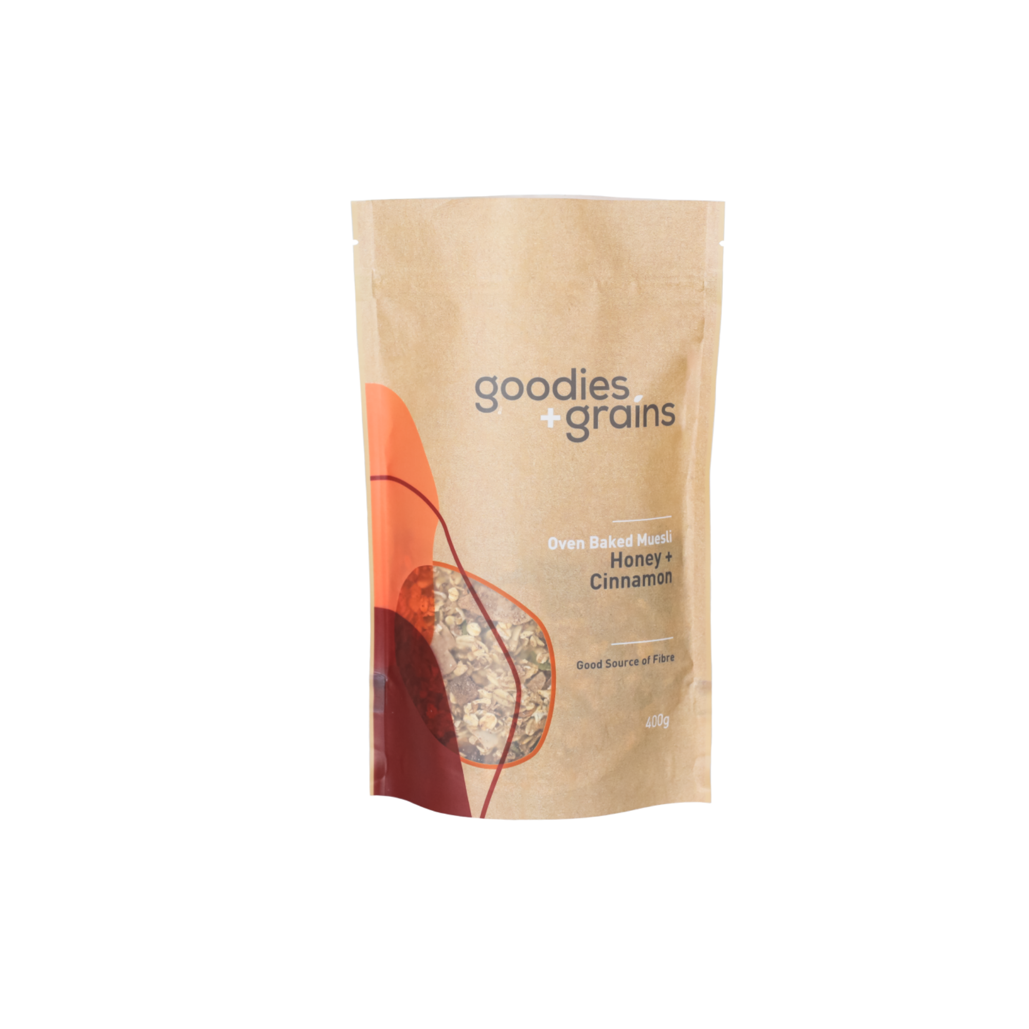 Muesli Oven Baked Honey & Cinnamon 400g/8