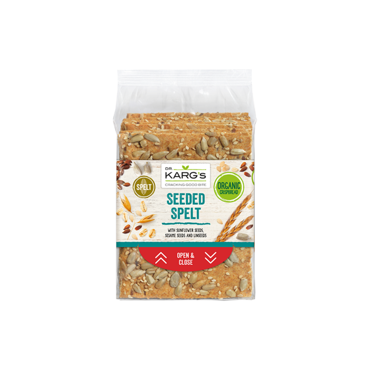 Crispbread Seeded Spelt 200g/12