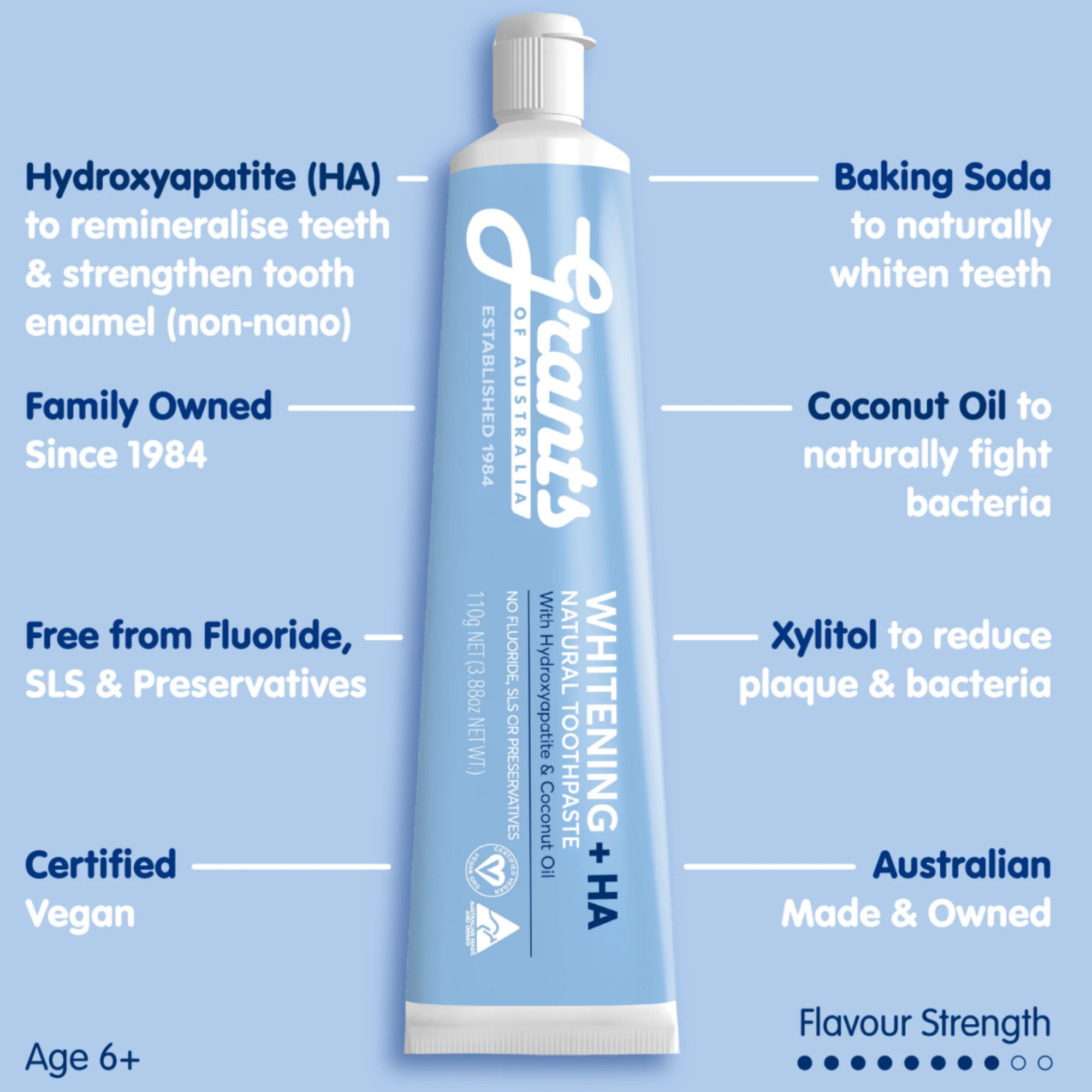 Toothpaste Whitening + HA 110g/12