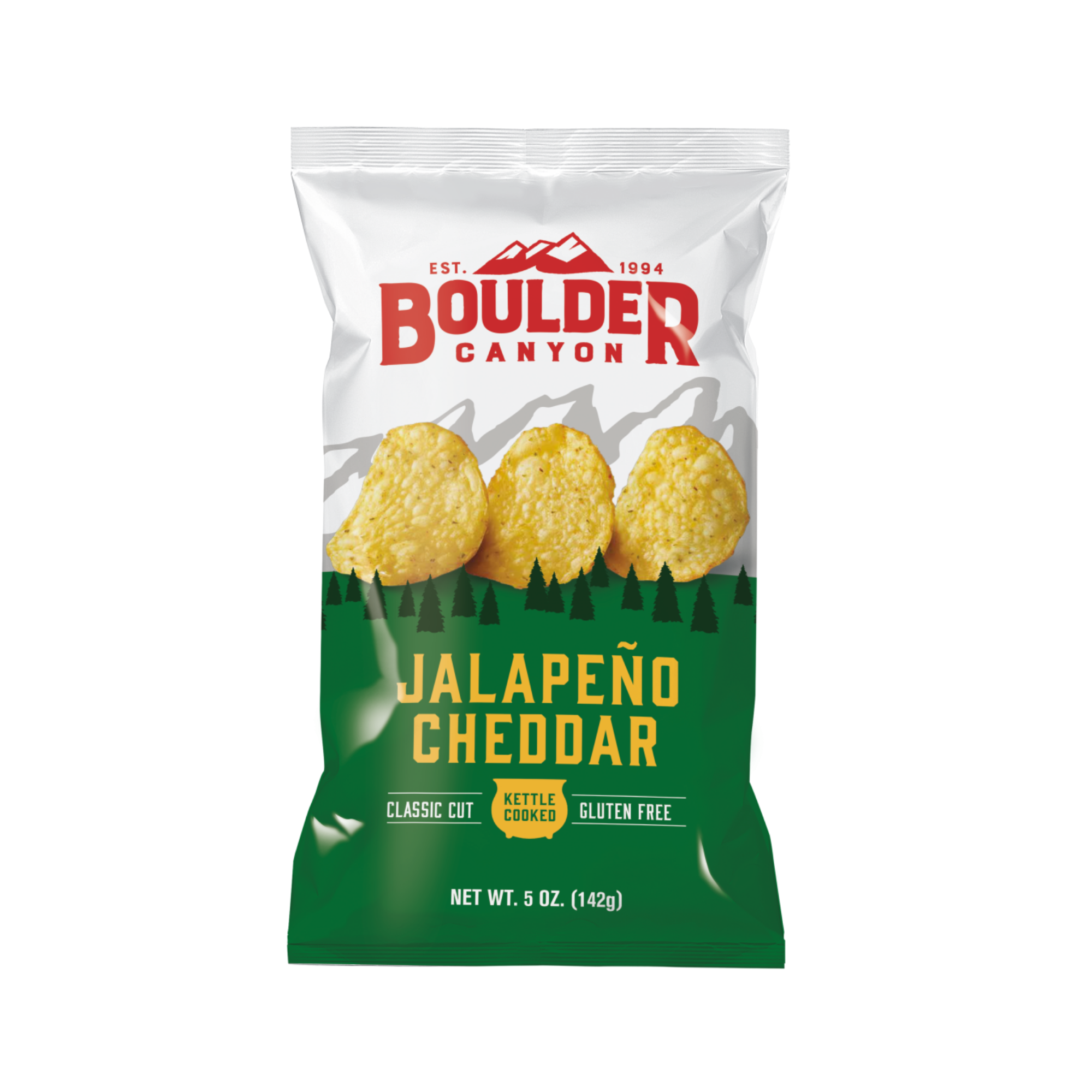 Potato Chips Jalapeno Cheddar 142g/12