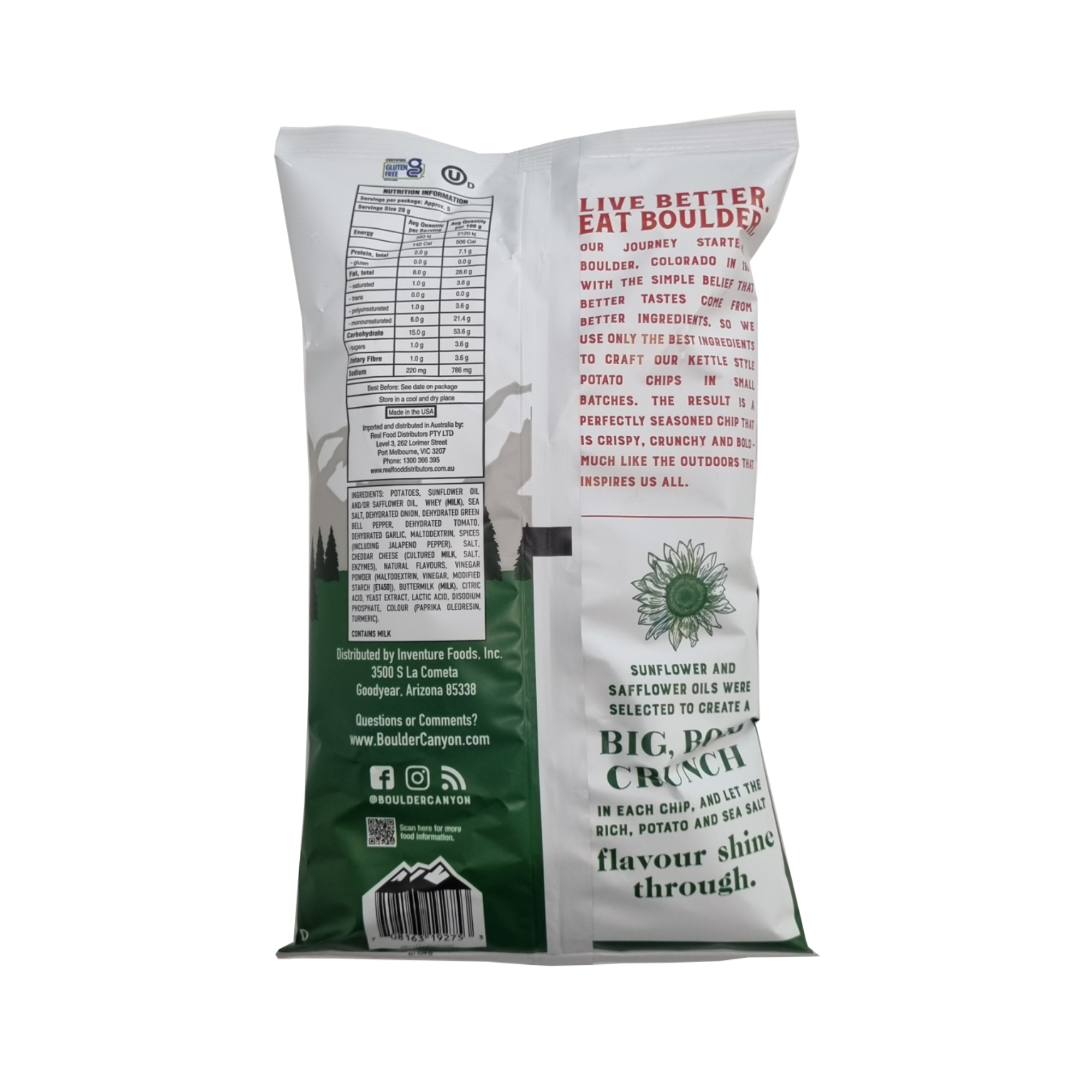 Potato Chips Jalapeno Cheddar 142g/12