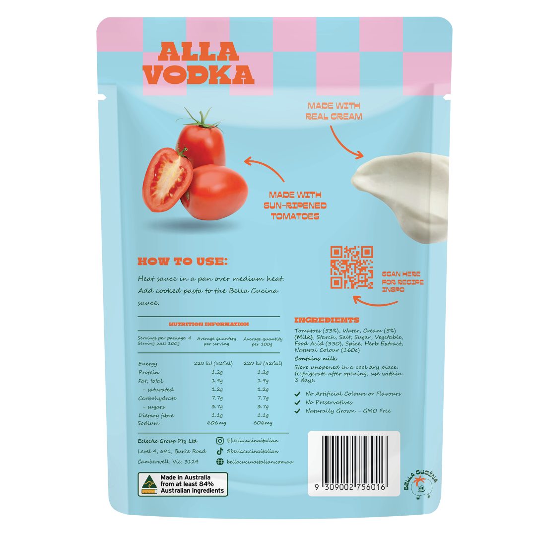 Pasta Sauce Alla Vodka 400g/6 image 1