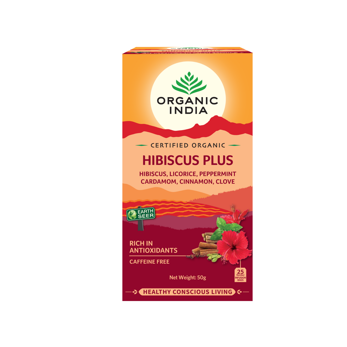 Tea Hibiscus Plus 25 teabags/5