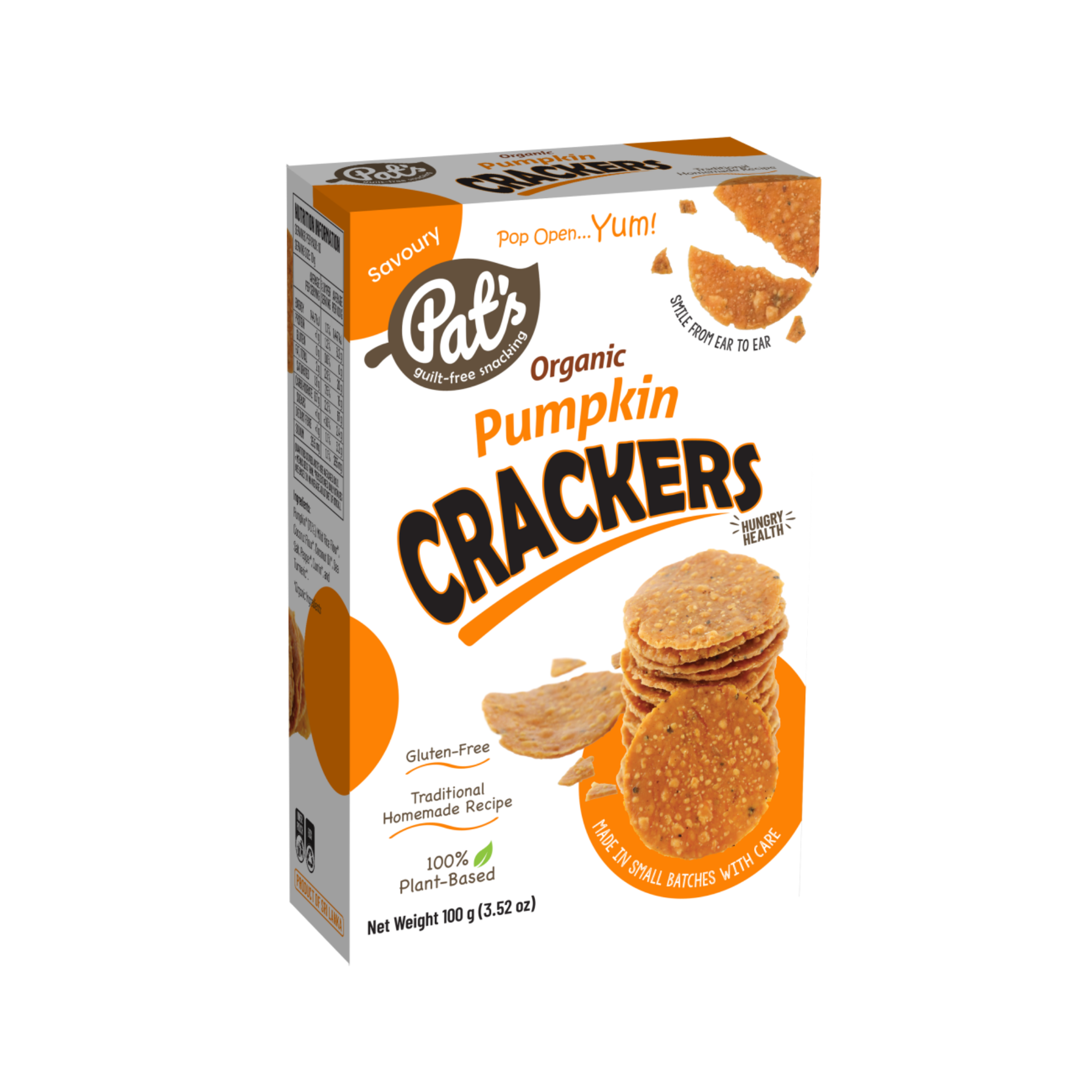 Crackers Pumpkin 100g/12