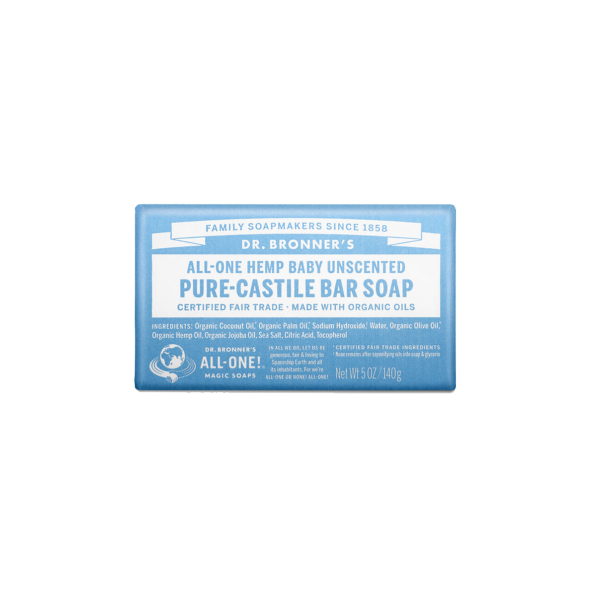 Bar Soap Baby Unscented 140g/12