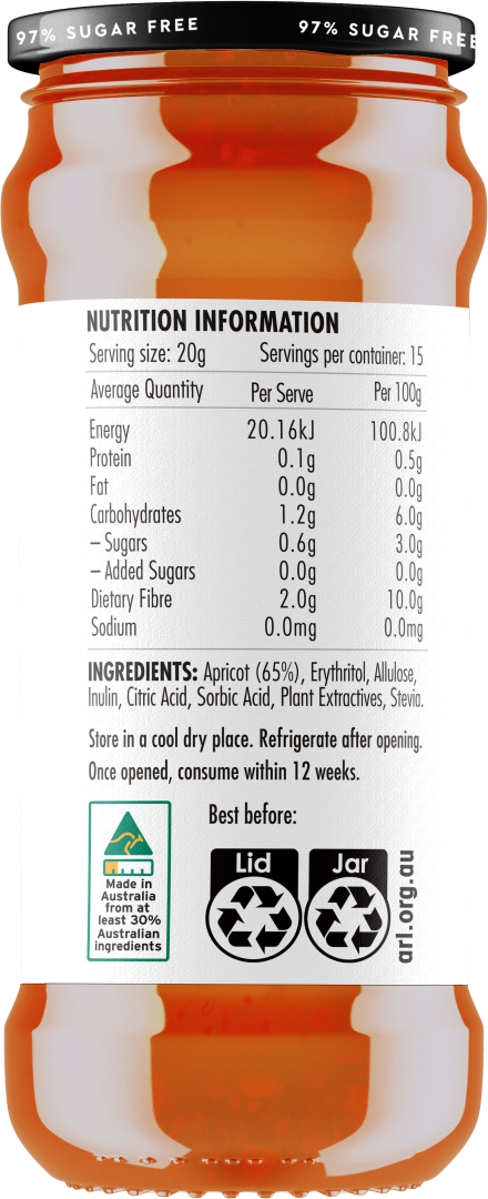 Apricot Fruit Spread 300g /8 image 1