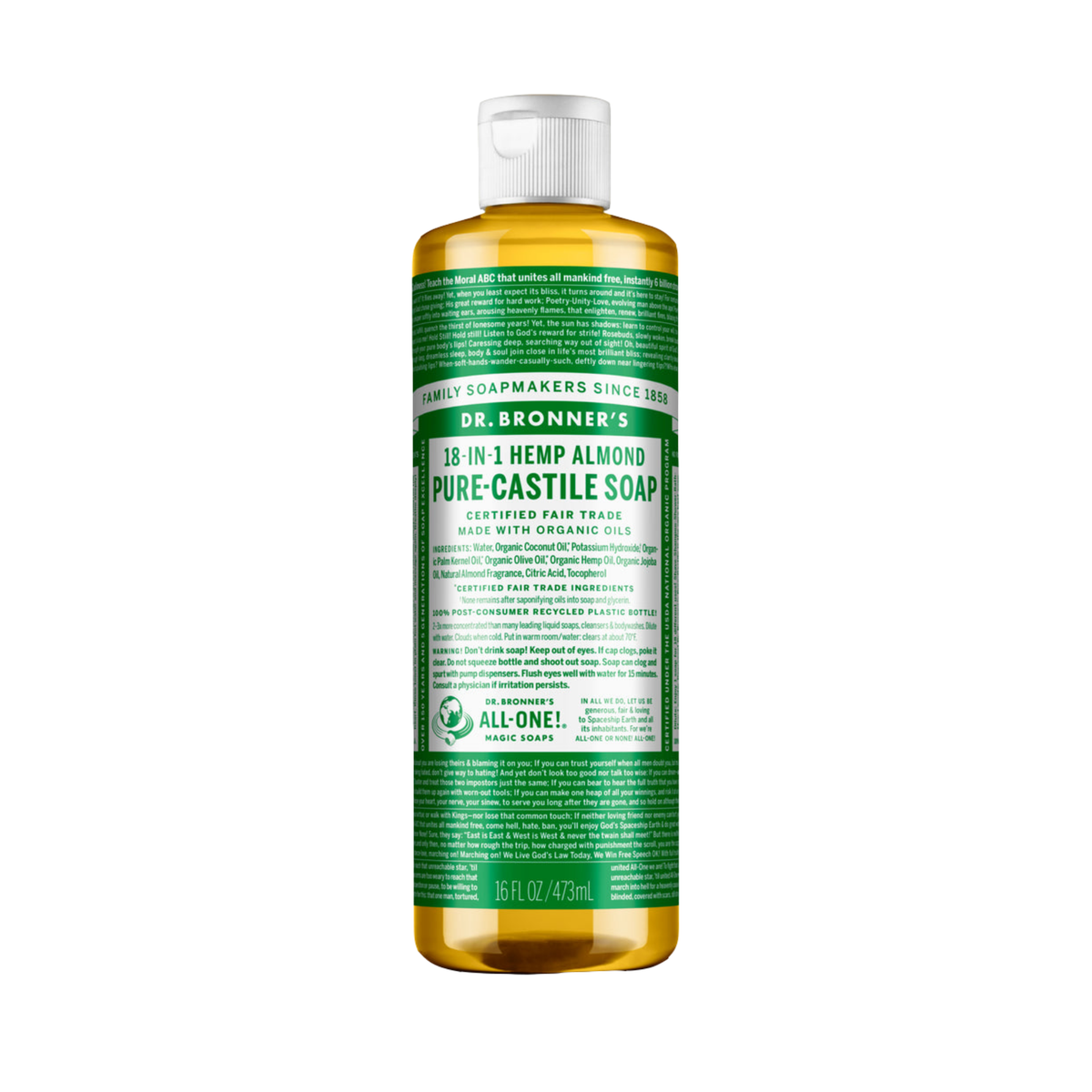 Liquid Soap Medium Almond 473ml/12