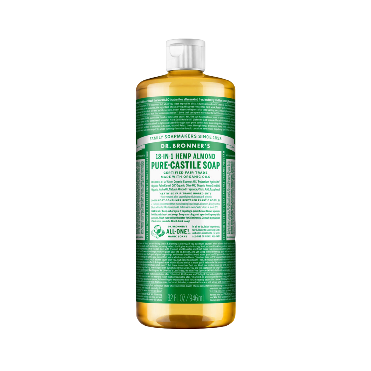 Liquid Soap Large Almond 946ml/12