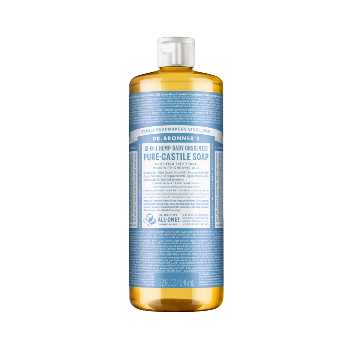 Liquid Soap Large Baby Unscented 946ml/12
