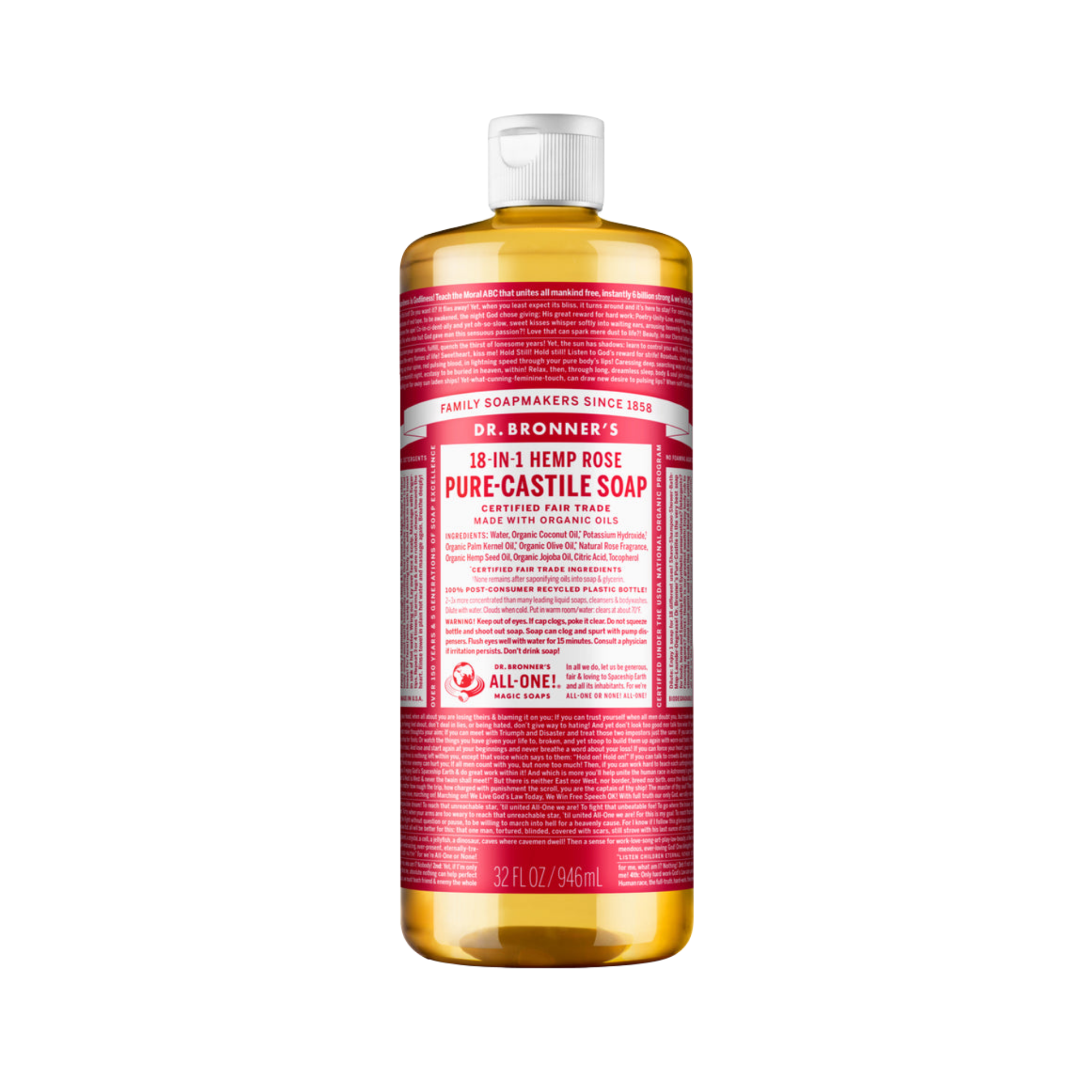 Liquid Soap Large Rose 946ml/12