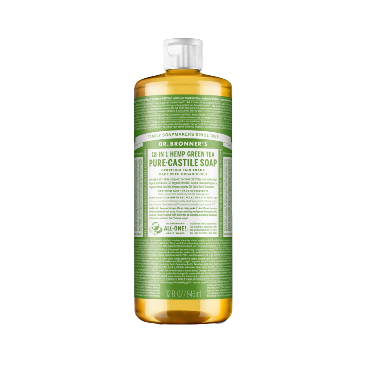 Liquid Soap Large Green Tea 946ml/12