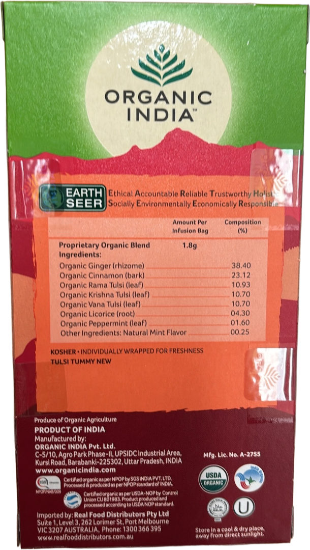 Tulsi Tummy 25xTeabags 45g /5 image 1