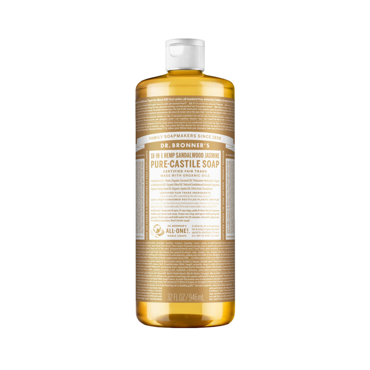 Liquid Soap Large Sandalwood Jasmine 946ml/12