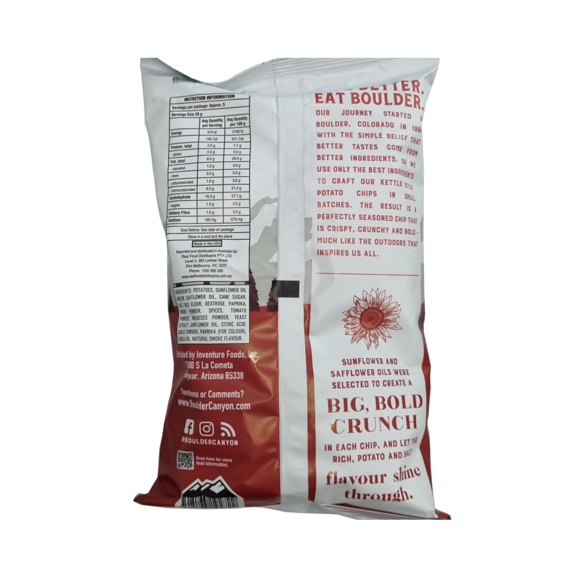 Potato Chips Hickory BBQ 142g/12