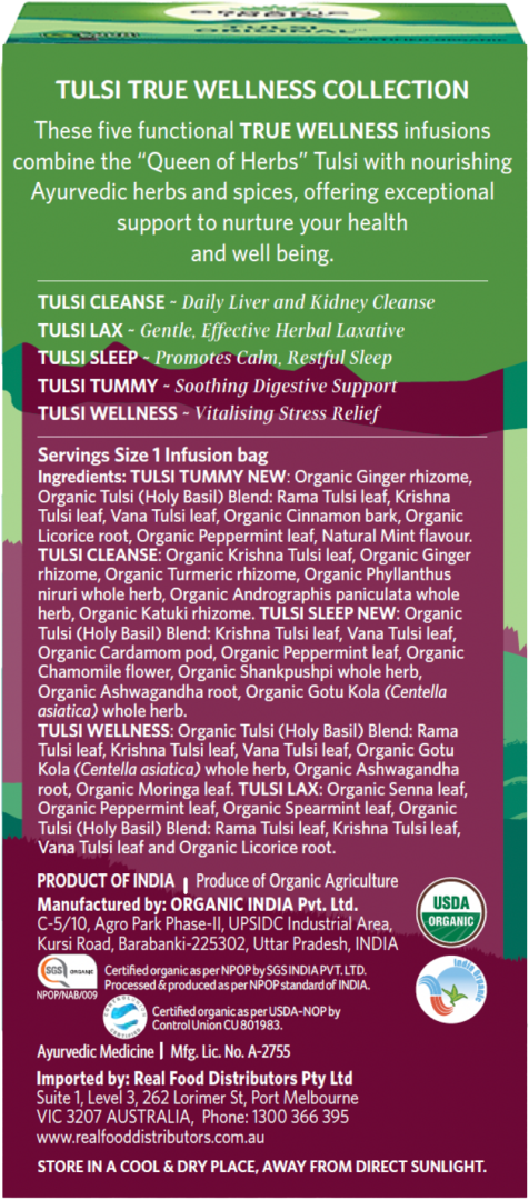 Tulsi True Wellness Collection 25xTeabags 44g /5 image 1