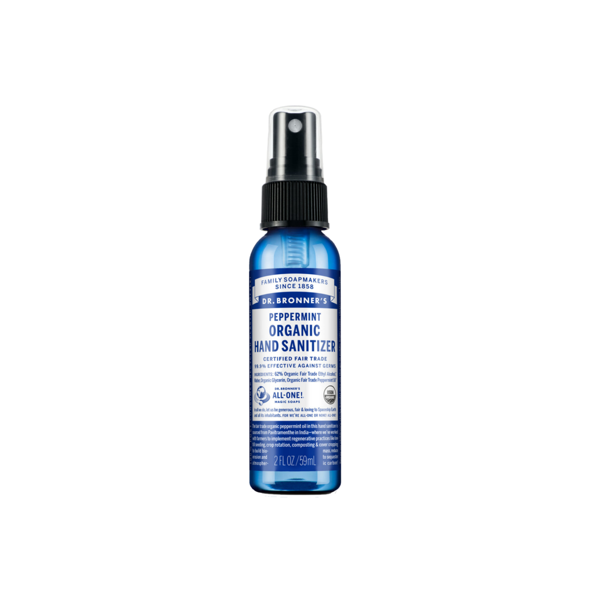 Hand Sanitizer Peppermint 59ml/12