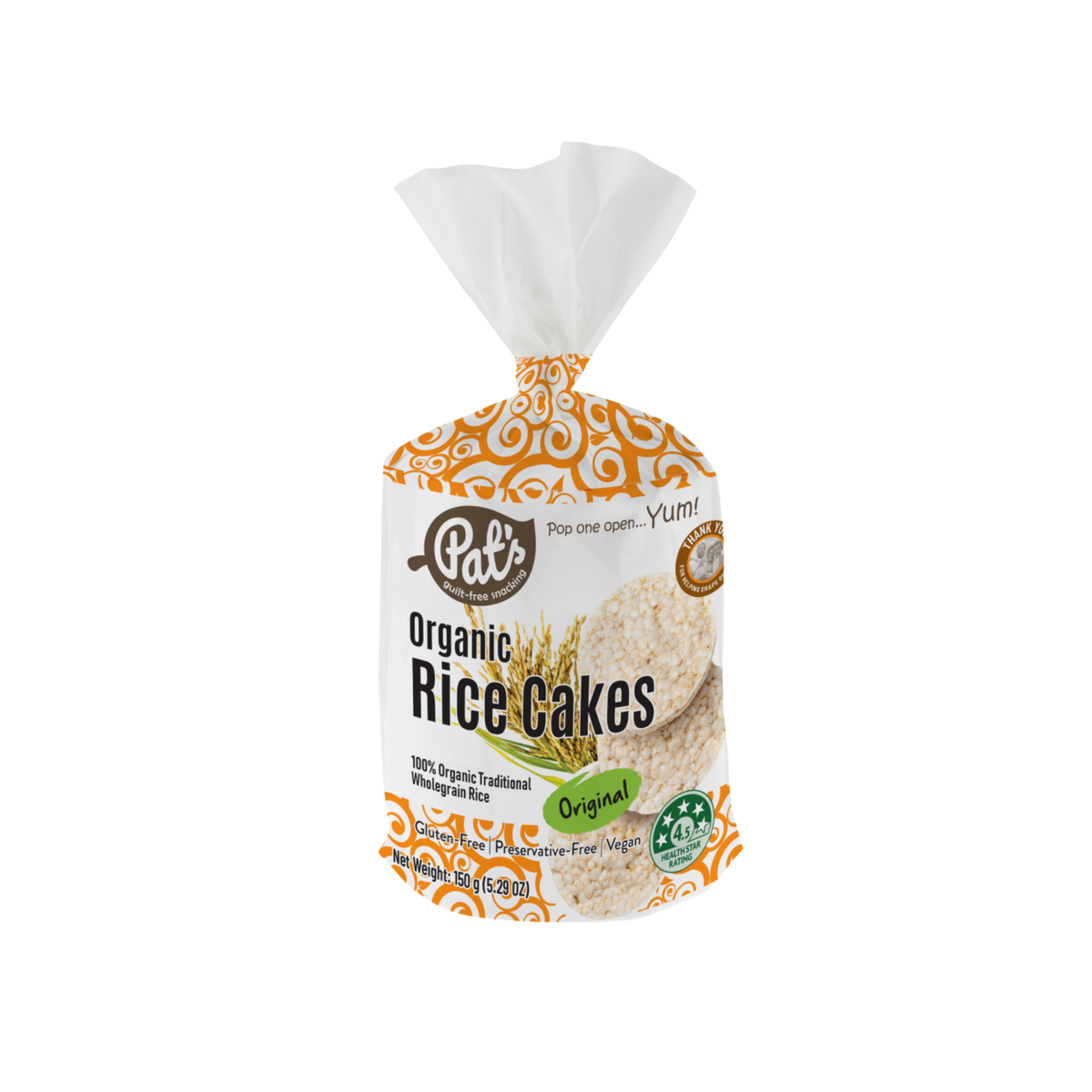 Rice Cakes Original 150g/12