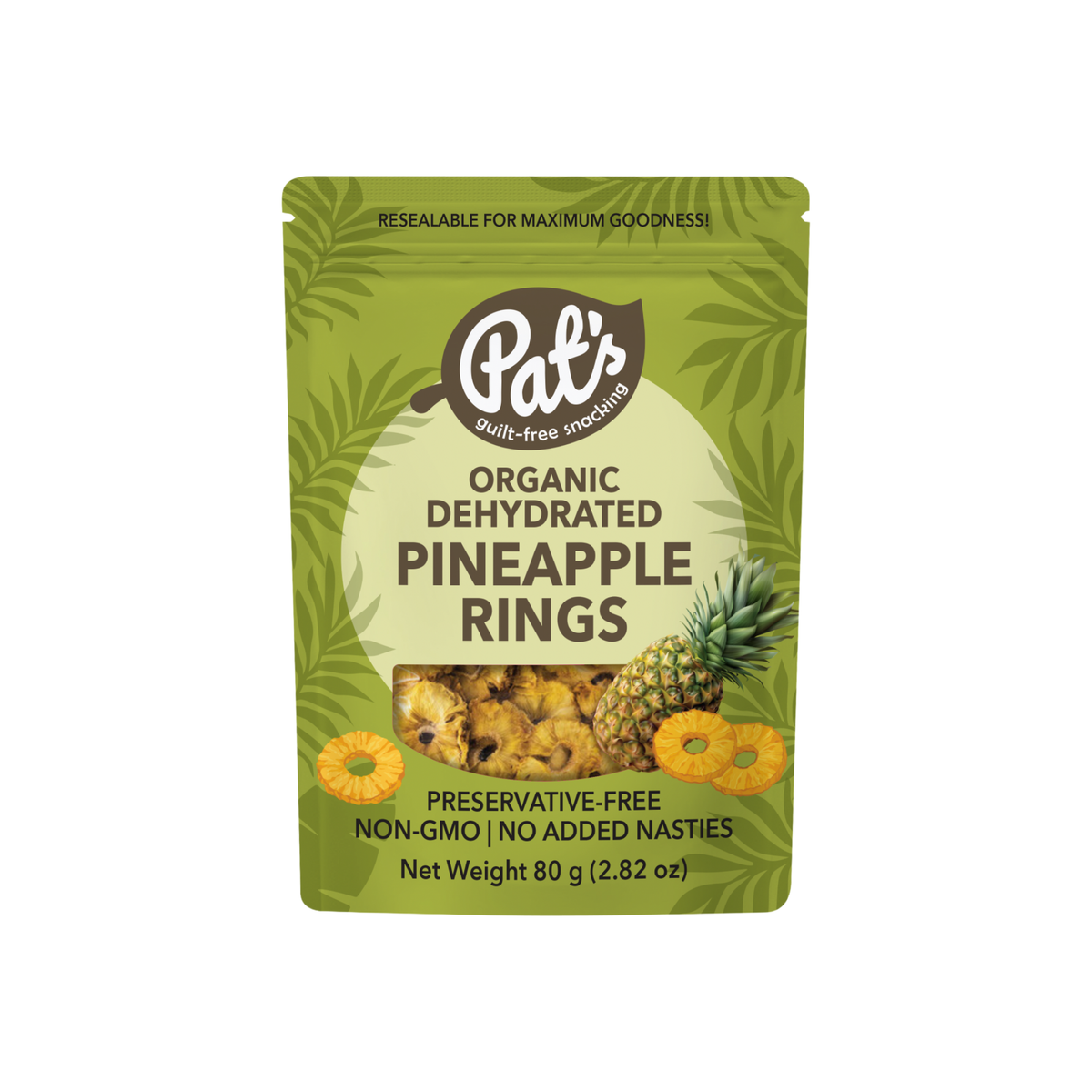 Dehydrated Pineapple Rings 80g/12