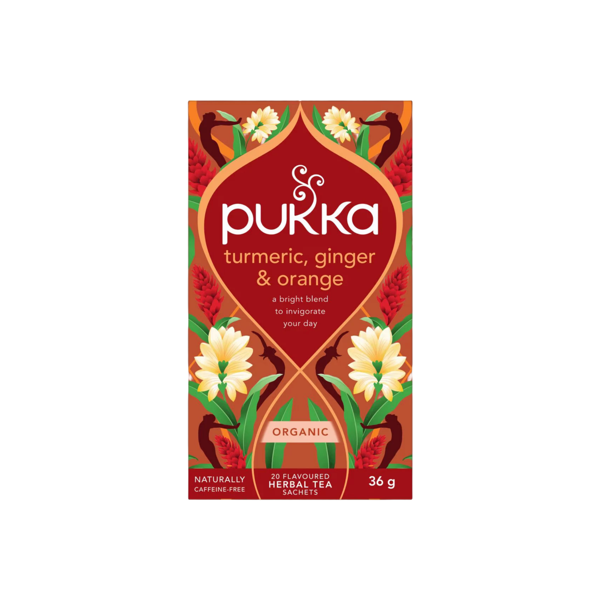 Tea Turmeric, Ginger & Orange 20 tea bags/4