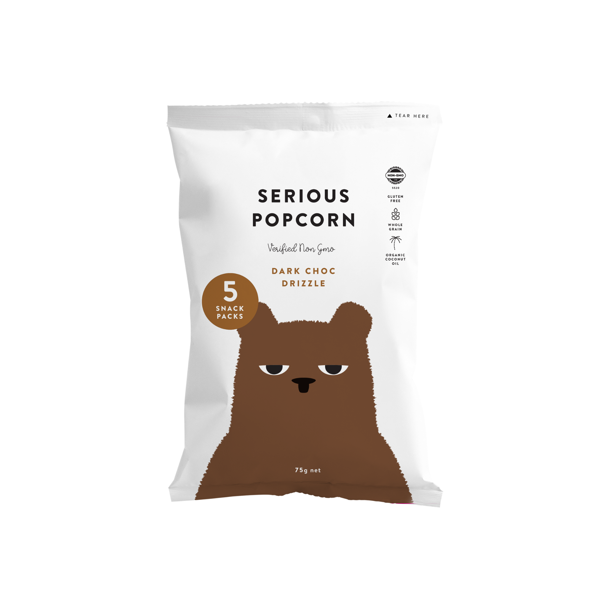 Popcorn Multipack Dark Chocolate 75g/6