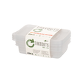Reusable Container 600ml Rectangle 3-Pack/12