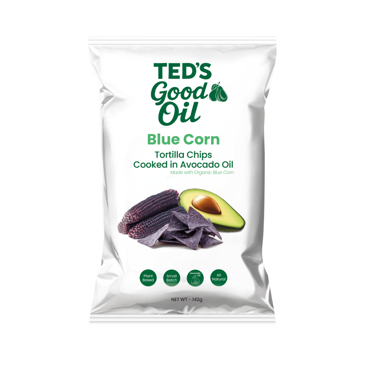 Tortilla Chips Blue Corn 142g /12