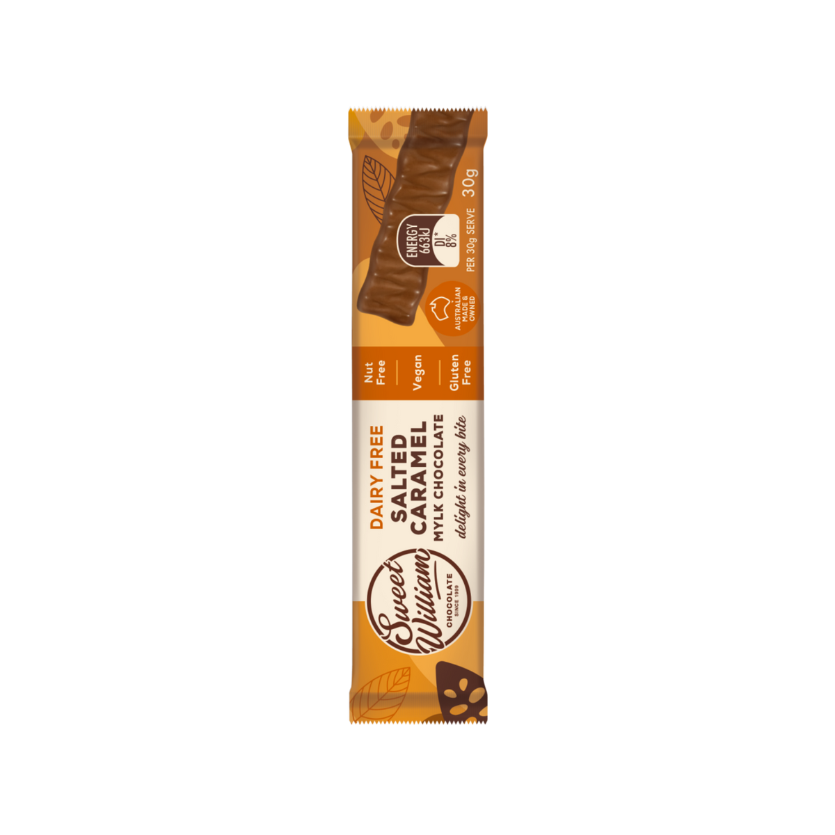 Chocolate Bar Caramel Small 30g/36