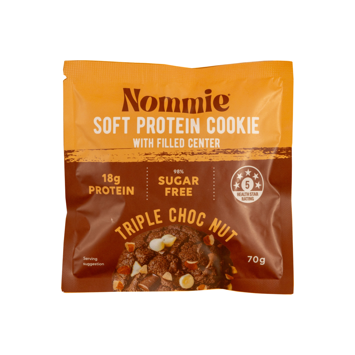 Protein Cookie Triple Choc Chip 75g/10