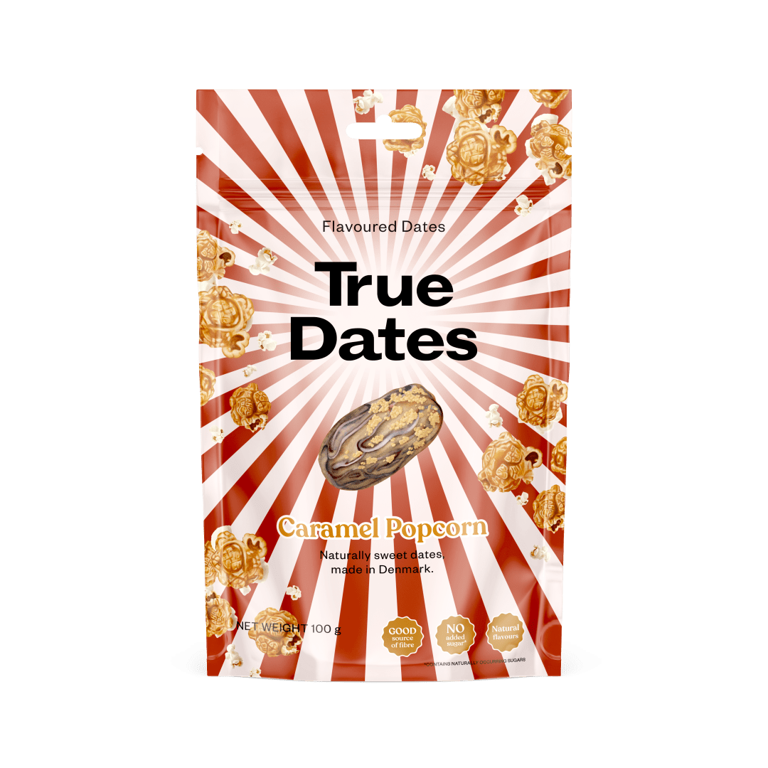 True Dates Caramel Popcorn 100g/12 image 0