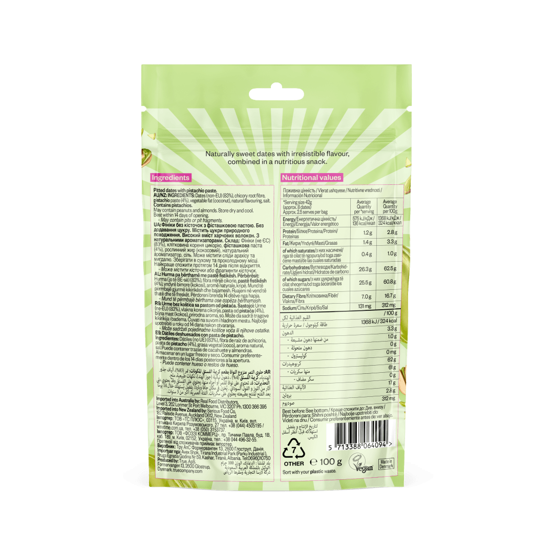 True Dates Pistachio Cream 100g/12 image 1