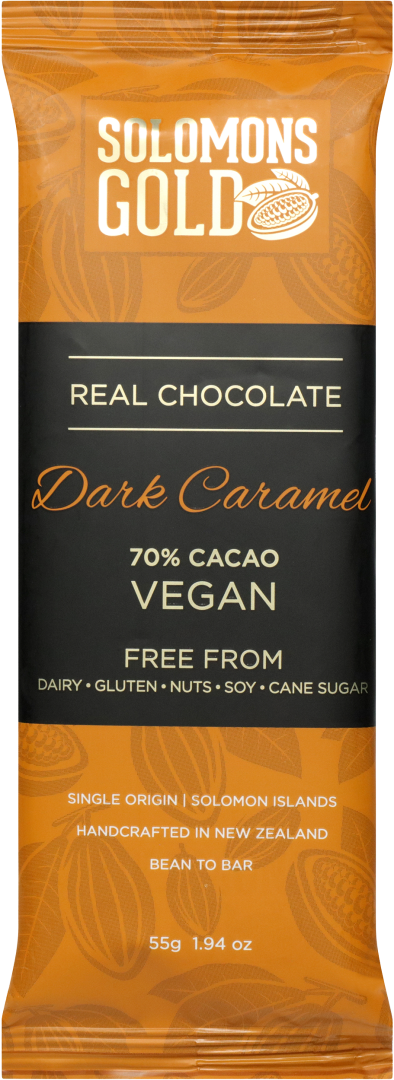 Classic Dark Chocolate Caramel Bar 70% 55g /12 image 0