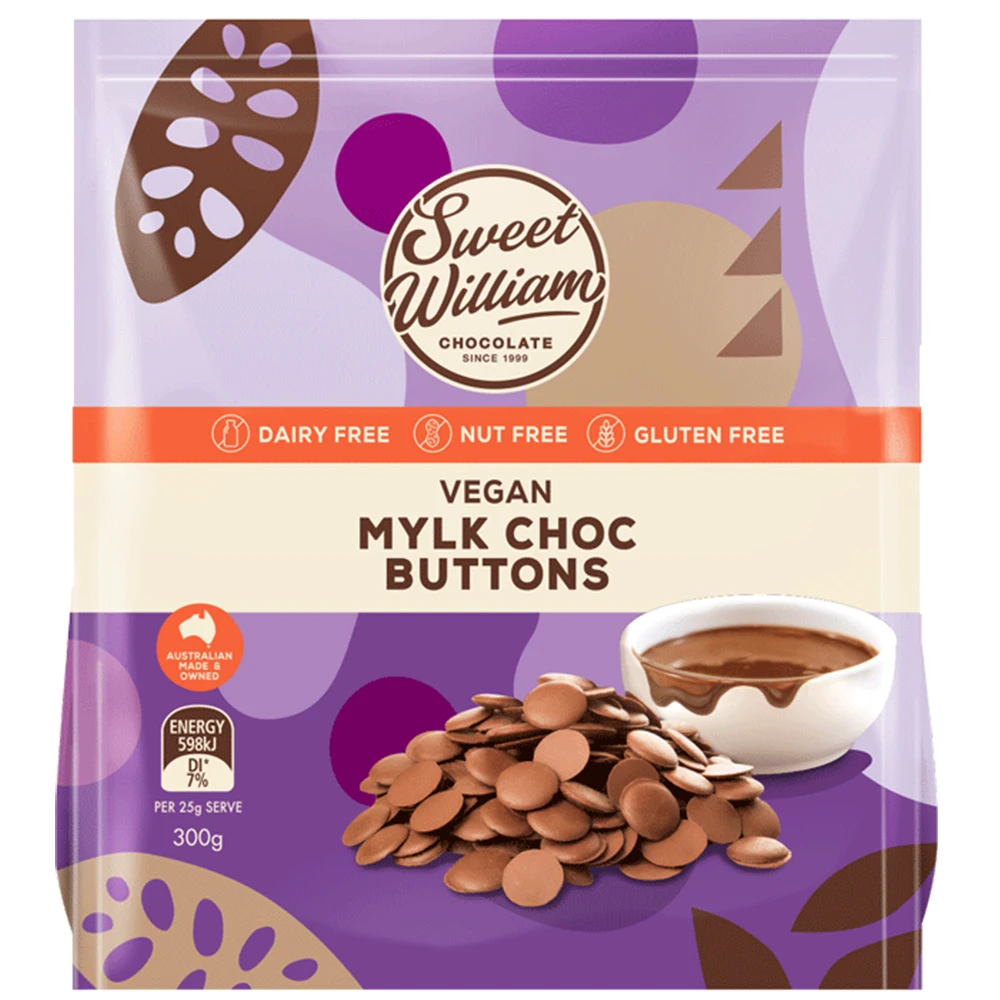 300g Mylk Choc Buttons 5 Pks