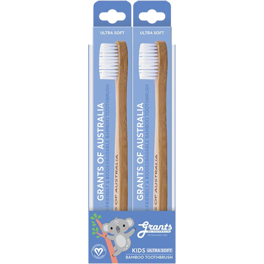 Kids Ultra Soft Bamboo Toothbrush 1 brush /12