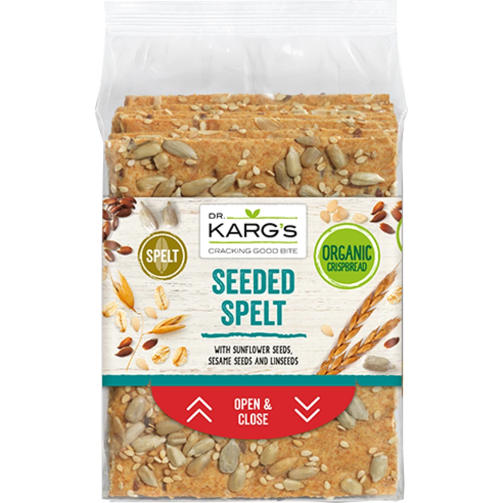 Seeded Spelt Organic Crispbread 200g /12