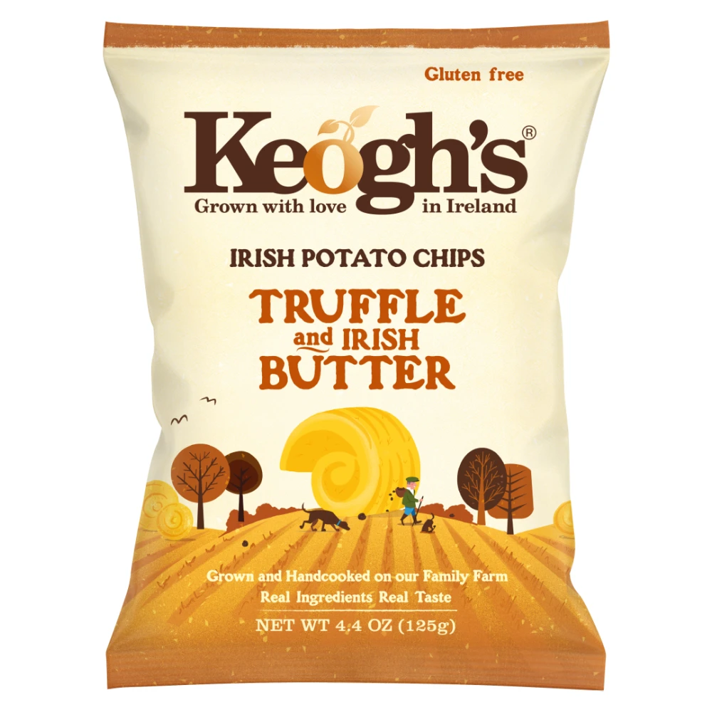 Truffle Irish Butter Potato Chips 125g /12