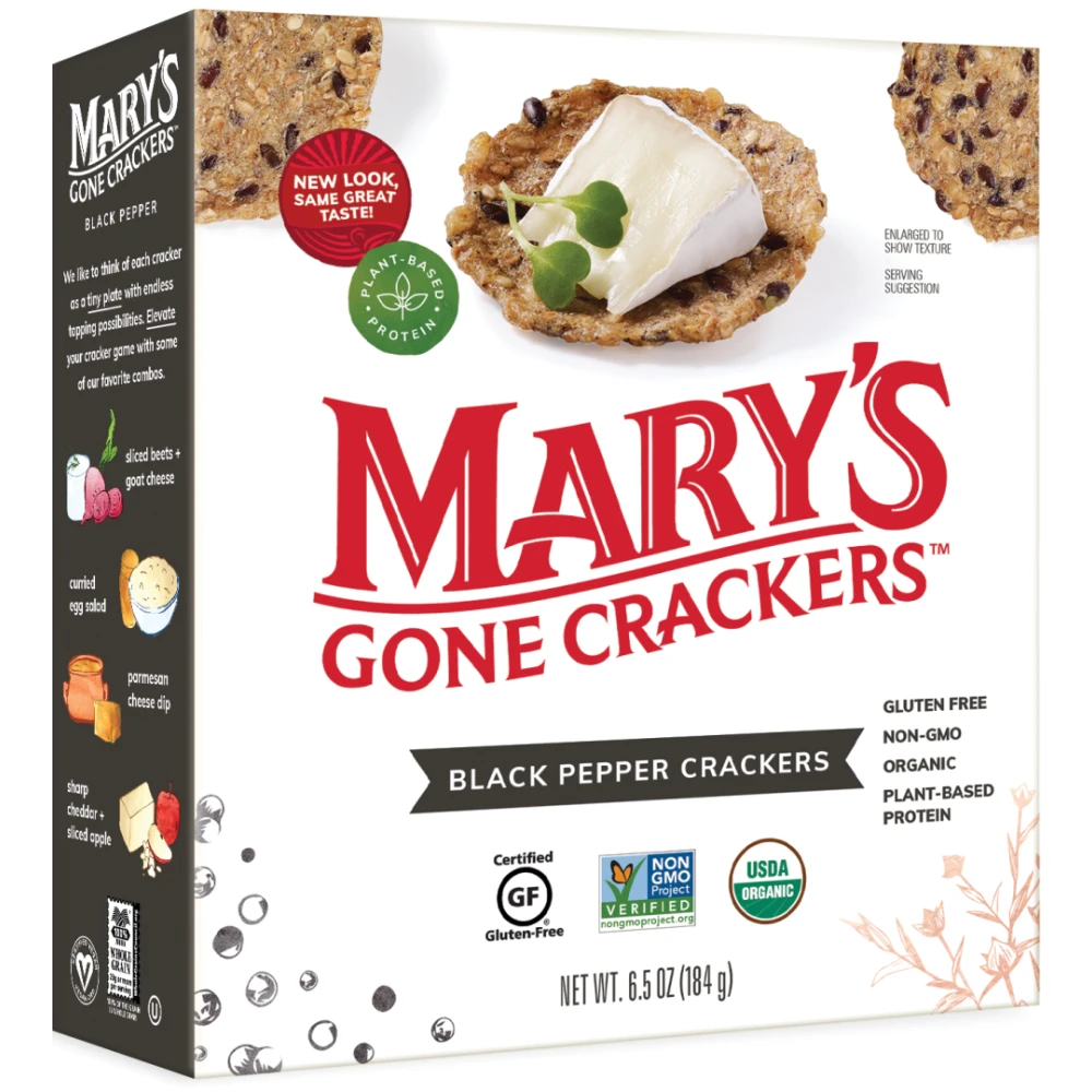 Black Pepper Crackers   184g /6
