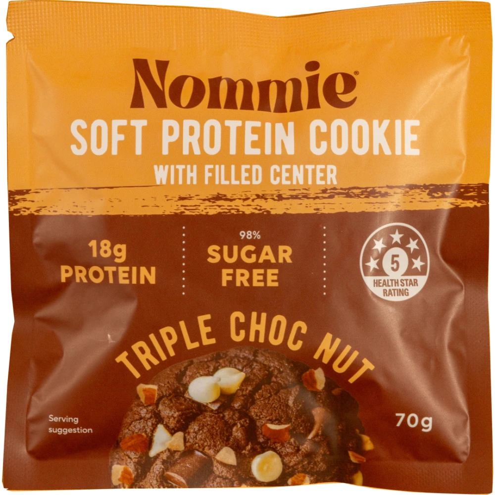Triple Choc Chip Protein Cookie 70g /10
