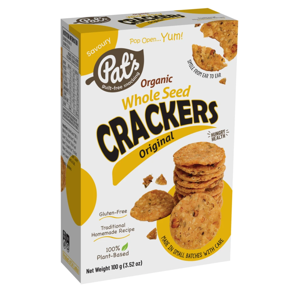 Whole Seed Original Organic Crackers 100g /12