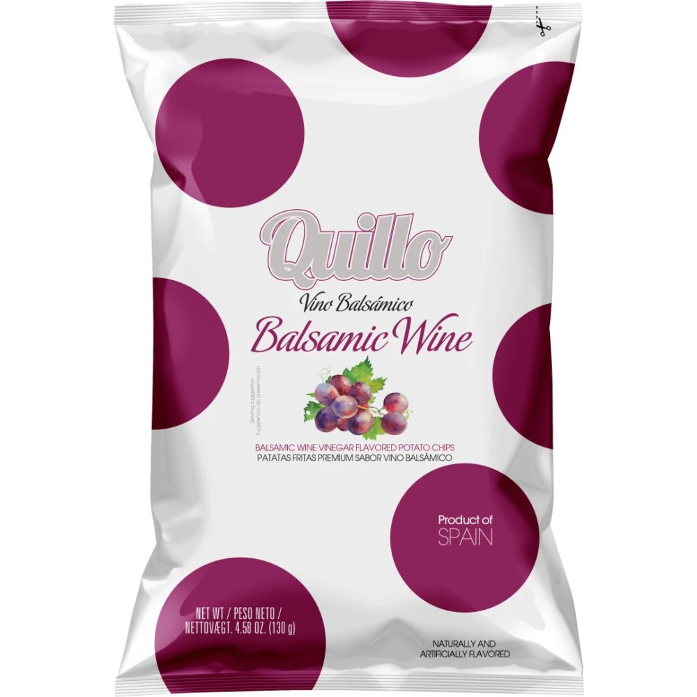 Quillo Balsamic Chips 130g/8