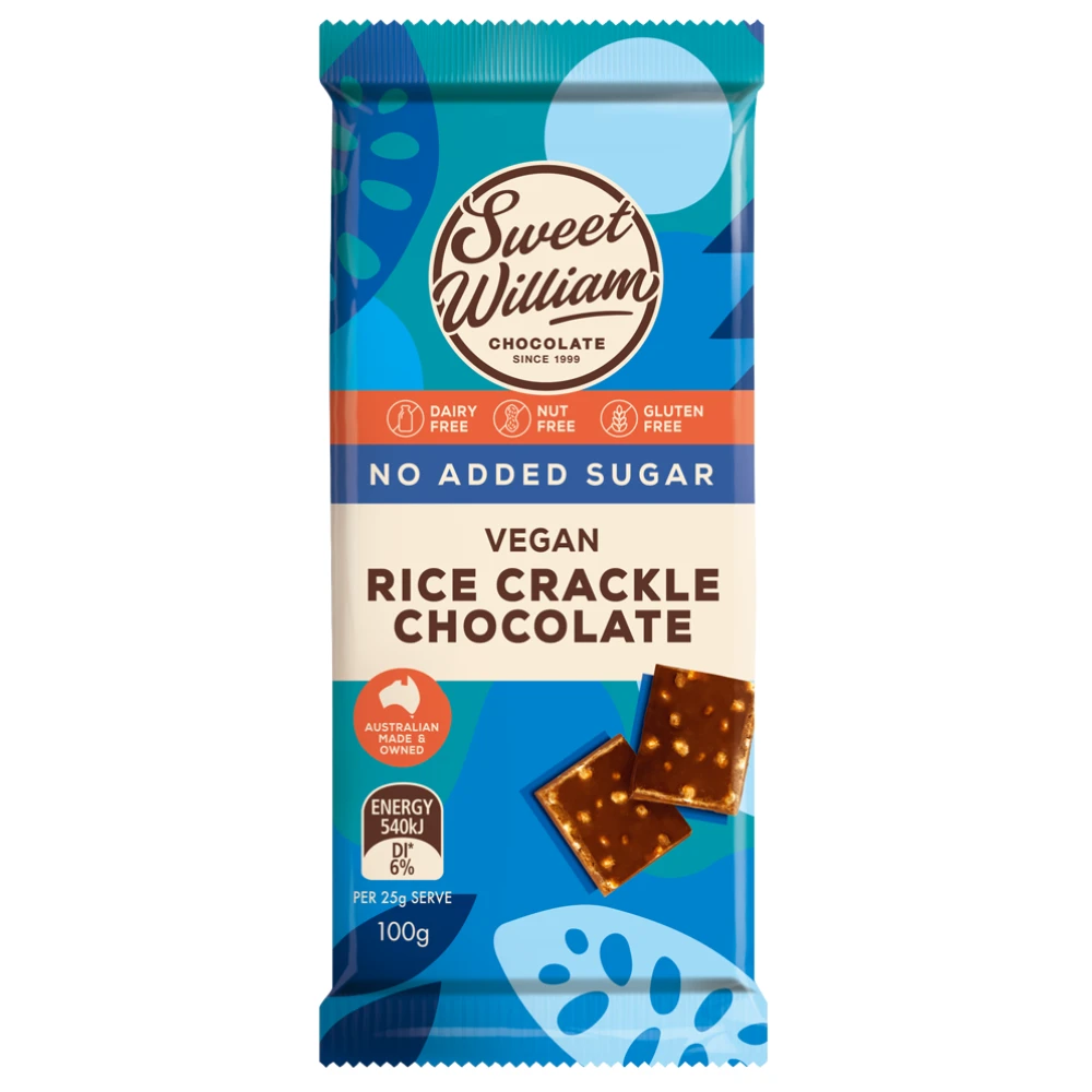 96% Sugar Free Choc Rice Crackle 100g /12